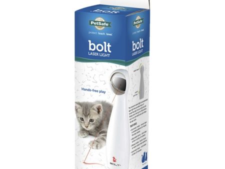 PetSafe Bolt Interactive Laser Light Cat Toy White 1ea One Size Online Sale