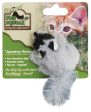 OurPets Play-N-Squeak Backyard Raccoon Catnip Toy Grey, Black 1ea Cheap