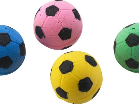 Spot Sponge Soccer Ball Cat Toy Multi-Color 4 Pack Sale