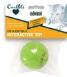 OurPets Zig-n-Zag Ball Cat Toy Green 1ea Fashion