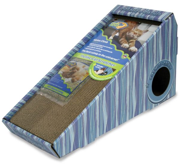 OurPets Cosmic Alpine Cat Scratcher Brown, Yellow 1ea For Sale