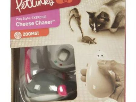 Petlinks Cheese Chaser Remote Controlled Mouse Cat Toy Multi-Color 1ea One Size Sale