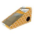 OurPets Cosmic Alpine Cat Scratcher Brown, Yellow 1ea For Sale