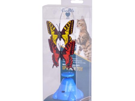 OurPets Whirling Wiggler Spinner Cat Toy Multi-Color 1ea Fashion