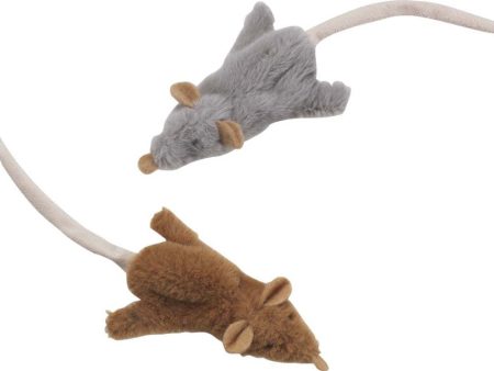 Skinneeez Mouse Toy with Catnip Assorted 7 in Supply