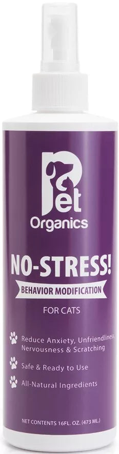 Pet Organics No-Stress Behavior Modification Spray for Cats 1ea 16 oz Online Hot Sale