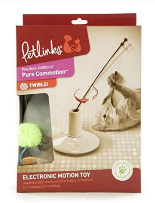 Petlinks Pure Commotion Electronic Motion Cat Toy Multi-Color 1ea One Size Online Hot Sale