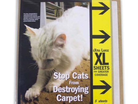 Sticky Paws Carpet Sheets 1ea 5 pk, XL Cheap