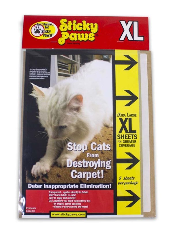 Sticky Paws Carpet Sheets 1ea 5 pk, XL Cheap