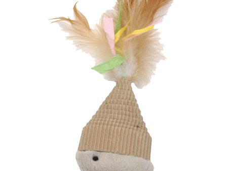 Turbo Natural Corrugated Fish Cat Toy Cheap