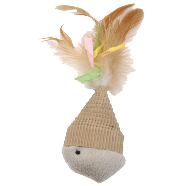 Turbo Natural Corrugated Fish Cat Toy Cheap