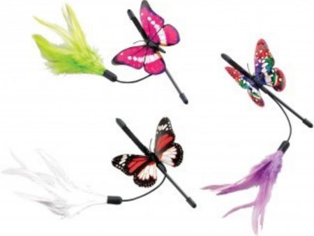 Spot 8” Mini, Fluttering Butterfly Teaser Wand Online