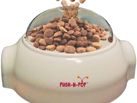 Spot Treat Dispenser Cat Toy Push-n-Pop White Online