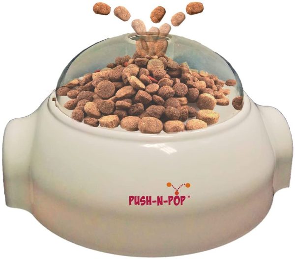 Spot Treat Dispenser Cat Toy Push-n-Pop White Online