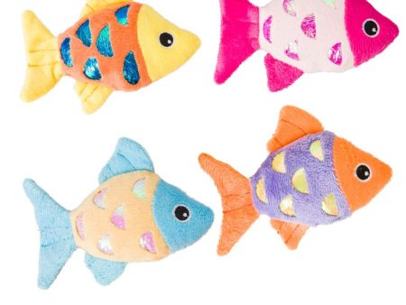 Spot Shimmer Glimmer Fish Catnip Toy Assorted Sale