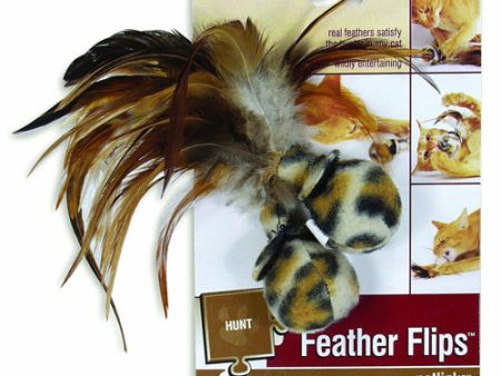 Petlinks Feather Flips Cat Toy Multi-Color 1ea 2 ct For Discount