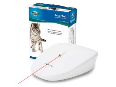 PetSafe Laser Tail Cat Toy White 1ea One Size Online now