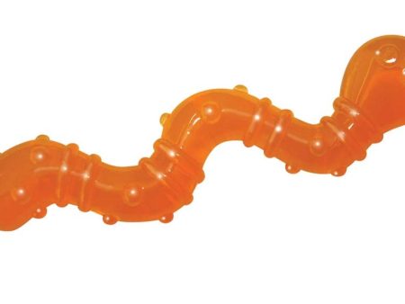 Petstages ORKAKat Catnip Infused Wiggle Worm Cat Toy Orange 1ea One Size For Sale