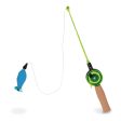 OurPets Play-N-Squeak Fishing Rod with Fish Catnip Toy Multi-Color 1ea Online now