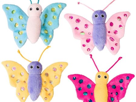 Spot Shimmer Glimmer Butterfly Catnip Toy Assorted Sale