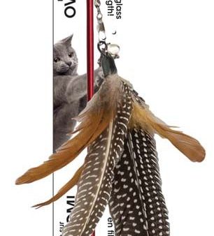 Spot Telescoping Kitty Teaser Wand Cat Toy Assorted 36 in For Discount