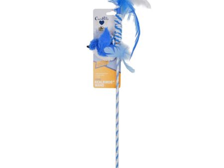 Ourpets Real Bird Wand Blue Jay Discount