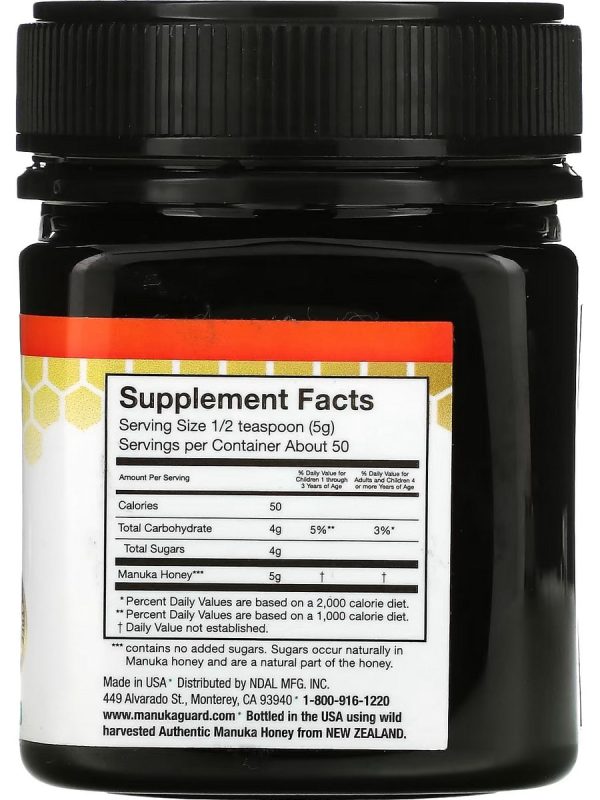 ManukaGuard, Immune Support, Manuka Honey, MGO 100, 8.8 oz Online Hot Sale