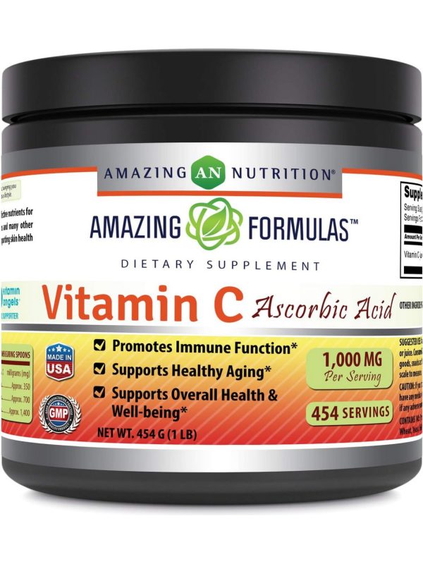 Amazing Formulas, Vitamin C Ascorbic Acid, 1000 mg, 1 lb For Sale