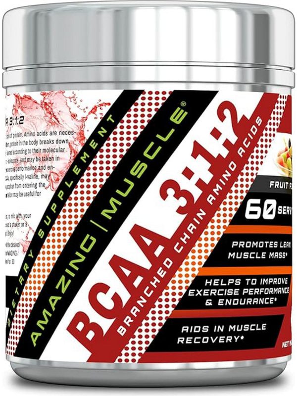 Amazing Muscle, BCAA 3:1:2, Fruit Punch, 0.94 lb Online now