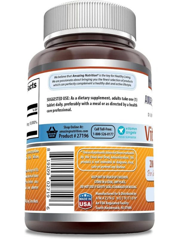 Amazing Formulas, Vitamin B6, 200 mg, 100 Tablets Online