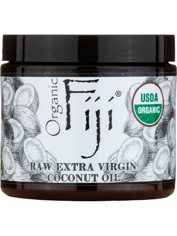 Organic Fiji, Raw Extra Virgin Coconut Oil, 13 oz Supply