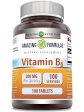 Amazing Formulas, Vitamin B6, 200 mg, 100 Tablets Online