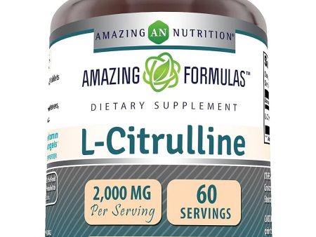 Amazing Formulas, L-Citrulline, 2000 mg, 120 Tablets Supply