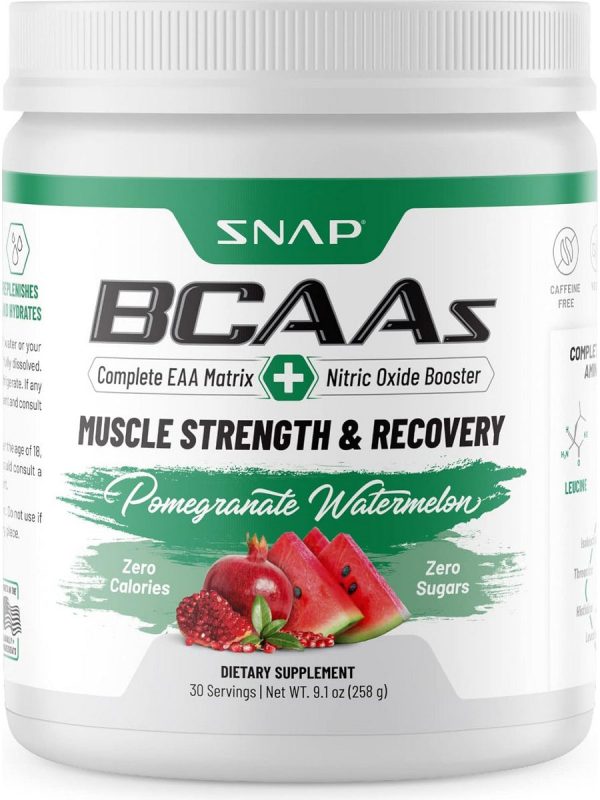 Snap Supplements, BCAAs, Pomegranate Watermelon, 9.1 oz Discount