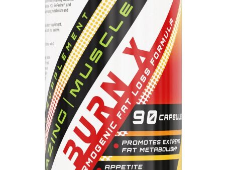 Amazing Muscle, Burn X, 90 Capsules Online