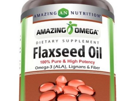 Amazing Omega, Flaxseed Oil, 1200 mg, 250 softgels Online Sale