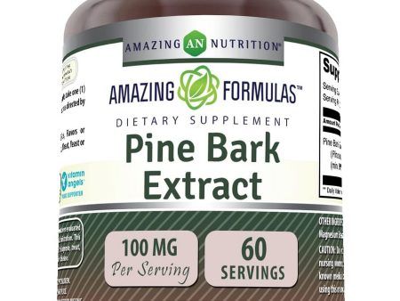 Amazing Formulas, Pine Bark Extract, 100 mg, 60 Veggie Capsules For Cheap