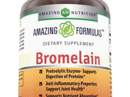 Amazing Formulas, Bromelain, 500 mg, 120 Veggie Capsules on Sale