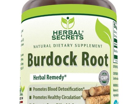 Herbal Secrets, Burdock Root, 425 mg, 120 Veggie Capsules Online Hot Sale