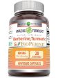 Amazing Formulas, Berberine, Turmeric & Bioperine, 800 mg, 60 Veggie Capsules Hot on Sale