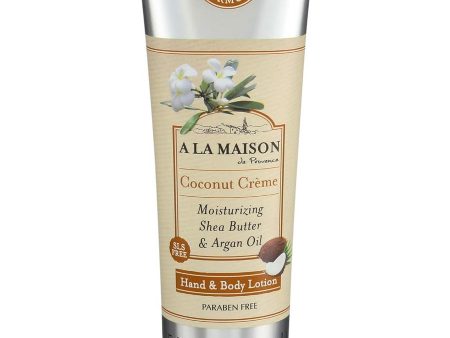 A La Maison de Provence, Coconut Creme Hand and Body Lotion, 5 fl oz Online Sale