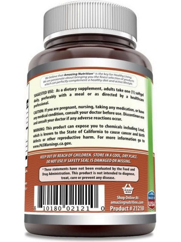 Amazing Omega, Flaxseed Oil, 1200 mg, 250 softgels Online Sale