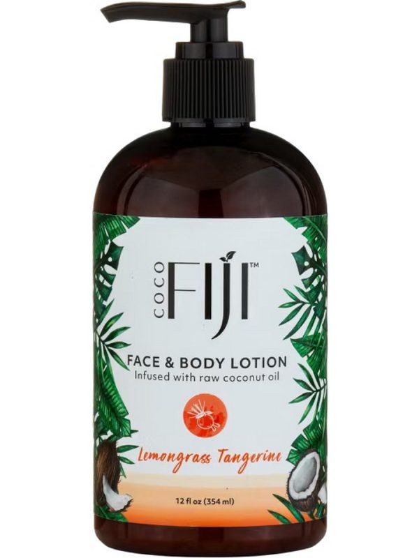 Organic Fiji, Face and Body Lotion, Lemongrass Tangerine, 12 fl oz Sale