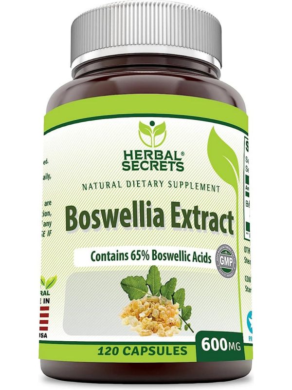 Herbal Secrets, Boswellia Extract, 600 mg, 120 Capsules Discount