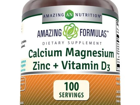 Amazing Formulas, Calcium Magnesium, Zinc + Vitamin D3, 300 Tablets Cheap