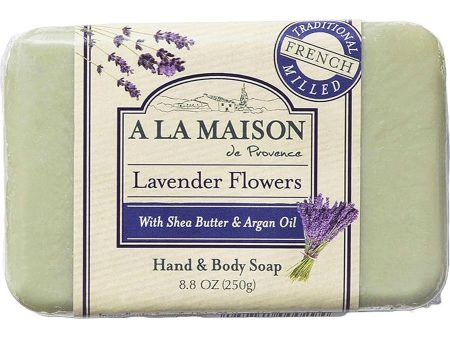 A La Maison de Provence, Lavender Flowers Bar Soap, 8.8 oz Online