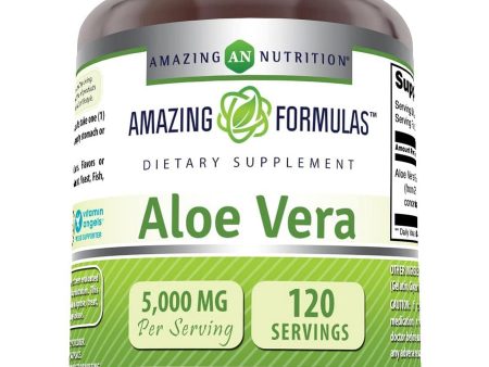 Amazing Formulas, Aloe Vera, 5000 mg, 120 Softgels Fashion