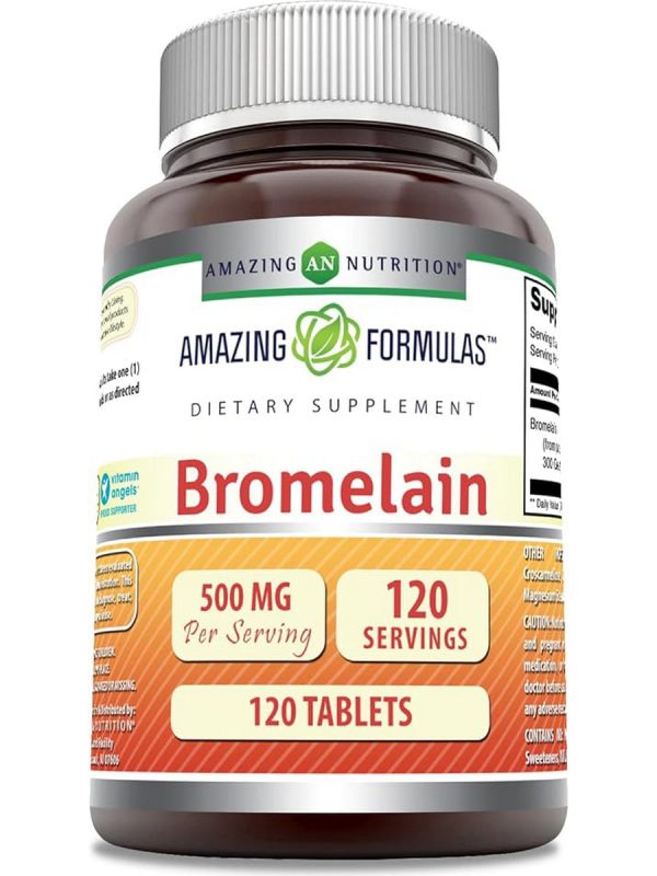 Amazing Formulas, Bromelain, 500 mg, 120 Tablets For Sale