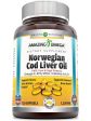 Amazing Omega, Norwegian Cod Liver Oil, 1250 mg, Fresh Lemon Flavor, 120 Softgels Online