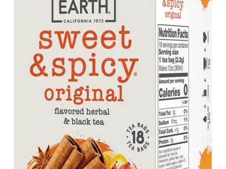 Good Earth Tea, Sweet & Spicy Original, Flavored Herbal & Black Tea, 18 Teabags Discount